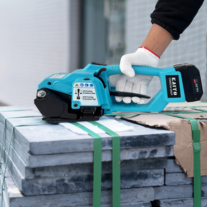 כלי קשירה נייד עם הפעלה בלחיצה אחת לקשירה מהירה, מכונת קשירה חשמלית ניידת ברמה מקצועית - Product Image 3