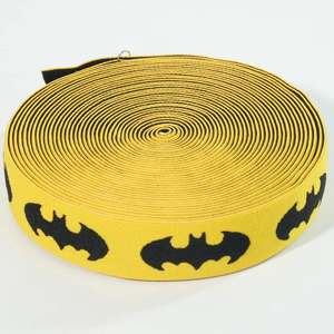 Bande élastique en maille à chevrons 3D gaufrée Aoya, ceintures de boxer imprimées douces de couleur unie, tissu jacquard brillant en polyester - Product Image 1