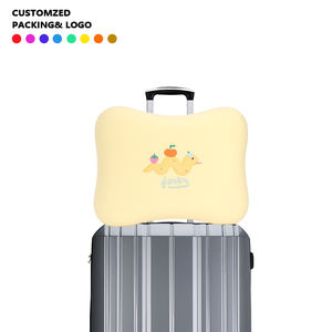 Oeko-Tex Standard 100 cuscino da viaggio personalizzato con supporto per testa in Memory Foam e Design torsione prezzo di fabbrica per uso aereo - Product Image 3