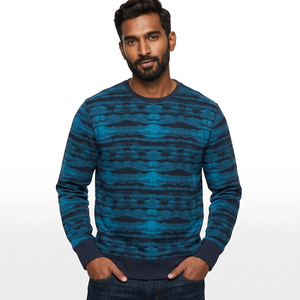 Sudaderas Básicas de Algodón 100% para Hombre, Tallas Grandes, Transpirables, Cuello Redondo, Color Sólido, Más Vendidas - Product Image 1