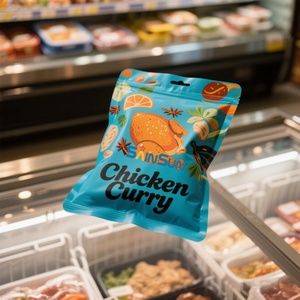 Frozen Dumpling Packaging <b>Bag</b> With Window Frozen Food Storage Plastic <b>Vacuum</b> <b>Bags</b> for Meat Packaging Frozen <b>Bags</b> Packaging - Product Image 3