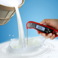 Termometer Digital untuk Memanggang dan BBQ di Luar Ruangan, Termometer Makanan Bacaan Instan, Probe Makanan untuk Memasak, Termometer Daging untuk Dapur