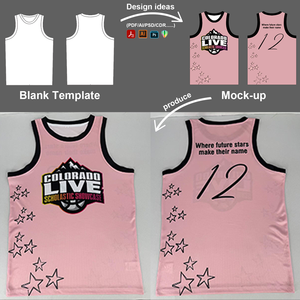 Uniforme de Baloncesto Sublimado Personalizado, Uniforme Infantil Transpirable de Malla de Secado Rápido, Conjunto de Baloncesto para Jóvenes y Hombres de Talla Grande - Product Image 3