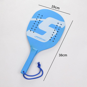 Raquettes de pickleball Speedminton 39x18cm bleues avec balle pour divertissement en plein air - Product Image 3