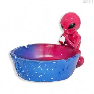 Cenicero de Resina con Diseño Creativo de Alien, Accesorio para Fumar Cigarrillos y Tabaco - Product Image 3