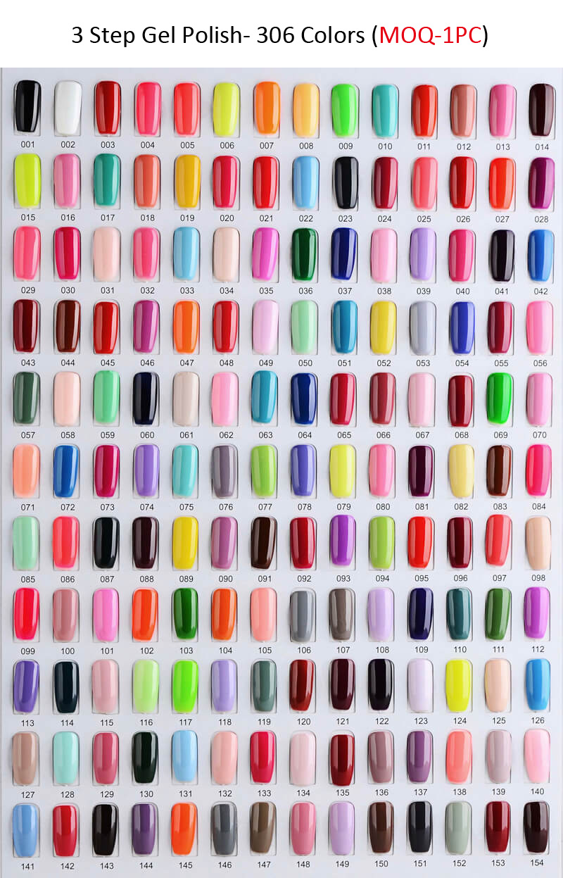 306 colores-A (MOQ-1 unidad)