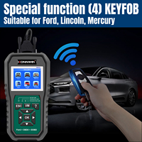 Todas las funciones OBD2 escáner motor ABS SRS SAS aceite EPB DPF TPMS reinicio lector de código herramienta de registro de batería para Ford