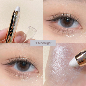 Maquillage des yeux 6 couleurs crayon ombre <span class=keywords><strong>à</strong></span> paupières scintillant <span class=keywords><strong>nacré</strong></span> brillant paillettes <span class=keywords><strong>fard</strong></span> <span class=keywords><strong>à</strong></span> paupières bâton étanche sec liquide <span class=keywords><strong>fard</strong></span> <span class=keywords><strong>à</strong></span> paupières taille régulière - Product Image 2