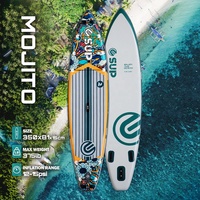 E SUP Durable 11 pieds 6 pouces Pêche Paddle Surf Board Sports nautiques Sup Boards Gonflable par esup