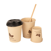 Pas cher 2 16oz modèle entièrement automatique café tasse en papier produit faisant la machine
