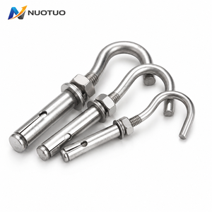 Zware uitvoering 304 roestvrijstalen plafondventilatorhaak expansieanker bout J-haak hulsankers - Product Image 1