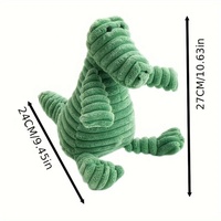 Jouets pour animaux de compagnie en velours côtelé assortis, jouets à mâcher pour chiens résistants aux morsures, jouets en peluche pour chiens de petite et moyenne taille
