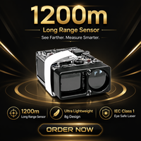 Module télémètre laser longue portée 1200m 905nm Classe 1 UART TTL pour la topographie par drone et l'automatisation industrielle