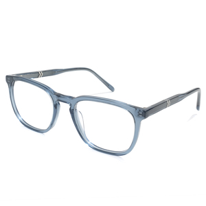 Nouvelles montures de lunettes rondes 2026 pour hommes, monture en acétate, charnière métallique avec pont à trou de serrure, style classique - Product Image 2