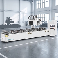 Machine à mortaiser et à rainurer automatique CNC haute précision JUNRAN pour le bois, équipement de travail du bois contrôlé par PLC
