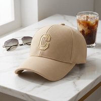 Gorra de Béisbol Deportiva Informal, 100% Algodón, Estampado Puff, Hebilla Dorada de Cobre, Unisex, Protección Solar para Exteriores