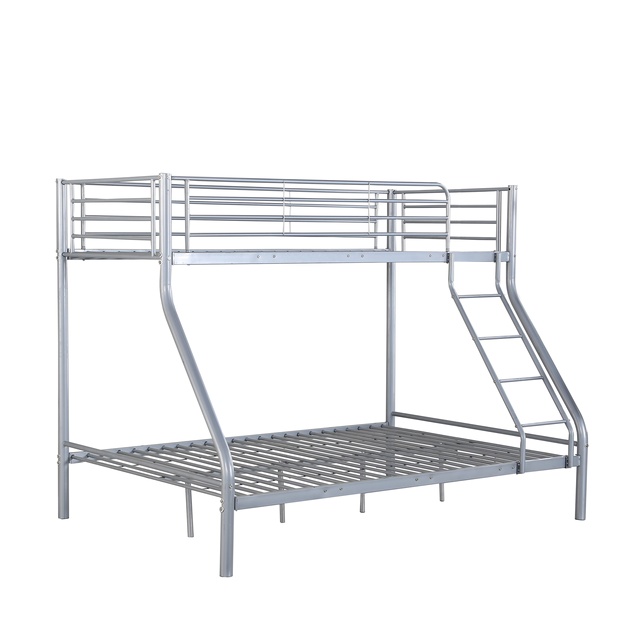Steel Double Metal Dormitory Bed Frame Kids Double Deck Bed Design Furniture Cheap Bunk Beds