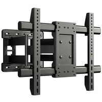 Support mural pour moniteur en acier laminé à froid, support fixe robuste pour téléviseur de 32 à 65 pouces, capacité de charge de 70 kg, VESA 400x400 mm pour