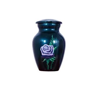 Blue Colored Trusted Manufacturer of Great Quality of Ready Stock Cremation Urn for Adult Human Ash