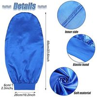 Bonnet de nuit personnalisé pour femme en polyester satiné, bonnet de sommeil multicolore avec broderie et logo sérigraphié