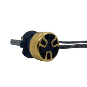 Bombilla LED Canbus M63 de 65W y 9000Lm para Faros Delanteros H7 H4 H11 9005 con Controlador Externo y Ventilador de Refrigeración Dorado para Automóviles - Product Image 4