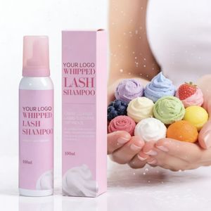 Dragonlash Nouvelle Mousse Nettoyante pour Cils Mousse Fouettée pH Équilibré Haute Qualité Vegan Sans Cruauté Douce pour les Yeux Sensibles Marque Privée - Product Image 1
