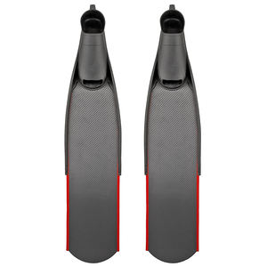 Aloma Maßgefertigte Professionelle Carbon-Flossen Lange Tauch- und Apnoe-Flossen zum Speerfischen für Erwachsene Gummi-Schwimmflossen - Product Image 3