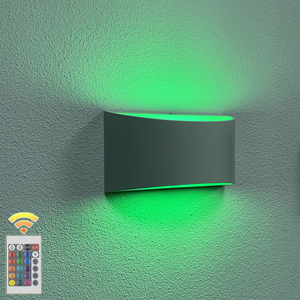 Trong nhà 10 wát <span class=keywords><strong>LED</strong></span> tường lam nhôm trang trí <span class=keywords><strong>LED</strong></span> Tường Đèn treo tường RGB với bộ điều khiển trong nhà phòng ngủ phòng khách cầu thang tường ánh sáng - Product Image 6