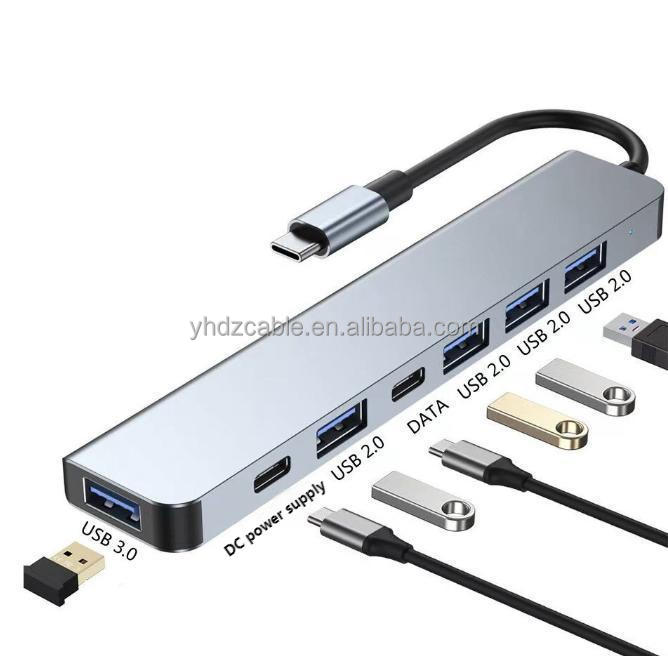 (USB-C) USB 3.0+2.0 * 4+USB-C data+5W power supply
