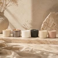 AIKUN, conception personnalisée OEM, décoration d'intérieur aromathérapeutique, bougie parfumée en cire de soja naturelle en céramique pour la relaxation