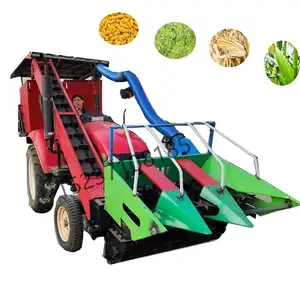 Agriculture machinery walking tractor maize harvester tractor corn harvester silage harvesting machine
