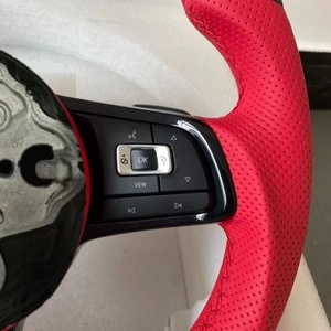 Volant en fibre de carbone de haute qualité adapté aux Volkswagen Polo gti Scirocco GTS GTE GLI R-Line <span class=keywords><strong>Golf</strong></span> 6 Mk4 Mk5 Mk7 <span class=keywords><strong>GTD</strong></span> CC - Product Image 4