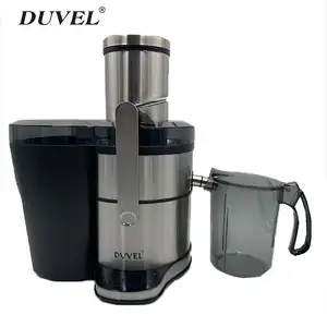 Duvel Juicer sayuran buah Stainless Steel, mesin Juicer cangkang baja tahan karat I layar sentuh kontrol Digital