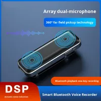 Grabadora de Voz con Activación por IA, Material ABS, Formato de Archivo WAV, Conectividad USB y Clip para Teléfono Móvil, Ideal para Reuniones
