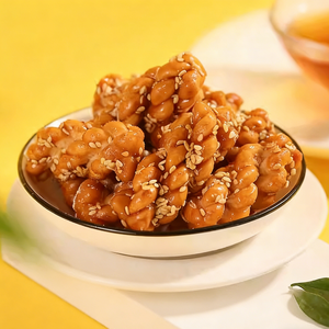 Snacks <span class=keywords><strong>a</strong></span> Base de Trigo, Sabor Original, Galletas Trenzadas Fritas con Sabor Dulce para Venta al por Mayor - Product Image 2