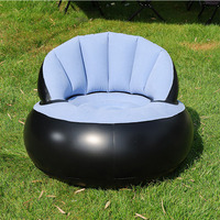 Canapé gonflable de cinéma portable en PVC floqué, meubles de loisirs pliables et sexy, lit de repos d'extérieur, siège de cinéma, ensemble de canapé gonflable pour salon