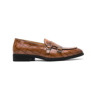 Mens Business <b>Dress</b> Genuine Leather Oxford Shoes British Leather Grain Pointed Tip Breathable High End Handmade Autumn Light - Product Image 2