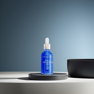 30ml GHK-Cu Ampulle Blaues Kupferpeptid Gesichtsserum Anti-Aging Feuchtigkeitspflege Reparatur für Hautpflege <span class=keywords><strong>Serum</strong></span> Gesichtspflege - Product Image 1