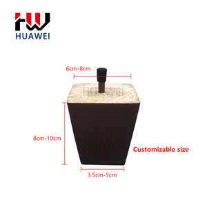 HUAWEI Pieds de meubles <span class=keywords><strong>en</strong></span> <span class=keywords><strong>bois</strong></span> massif de haute dureté Pieds d'armoire modernes <span class=keywords><strong>Pied</strong></span> de lit <span class=keywords><strong>Pied</strong></span> de table basse <span class=keywords><strong>pour</strong></span> meubles - Product Image 3