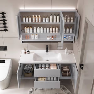 חדר אמבטיה באיכות הטובה ביותר ארון שמנת <span class=keywords><strong>42</strong></span> אינץ 'חדר אמבטיה עם דימיסטר צד - Product Image 3