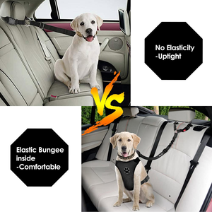 Vente en gros d'usine : Sangle de sécurité robuste et durable en nylon, rétractable et réglable, pour chien, animal de compagnie, véhicule, voiture, laisse de siège - Product Image 4