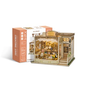 Modellino Architettonico Cottage del Negozio di Gioielli Know Me, Kit Fai-da-Te per Assemblaggio Creativo, Regalo di Compleanno, Artigianato Primaverile, Casa delle Bambole - Product Image 4