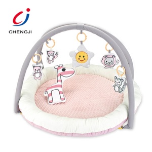 Chengji – <span class=keywords><strong>tapis</strong></span> de jeu <span class=keywords><strong>interactif</strong></span> pour bébé, <span class=keywords><strong>tapis</strong></span> de jeu en coton doux avec musique - Product Image 1