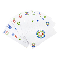 Jeu de Mahjong Édition Classique Personnalisé avec Cartes de Jeu en Papier pour Fêtes de Famille – Amusant et Pratique