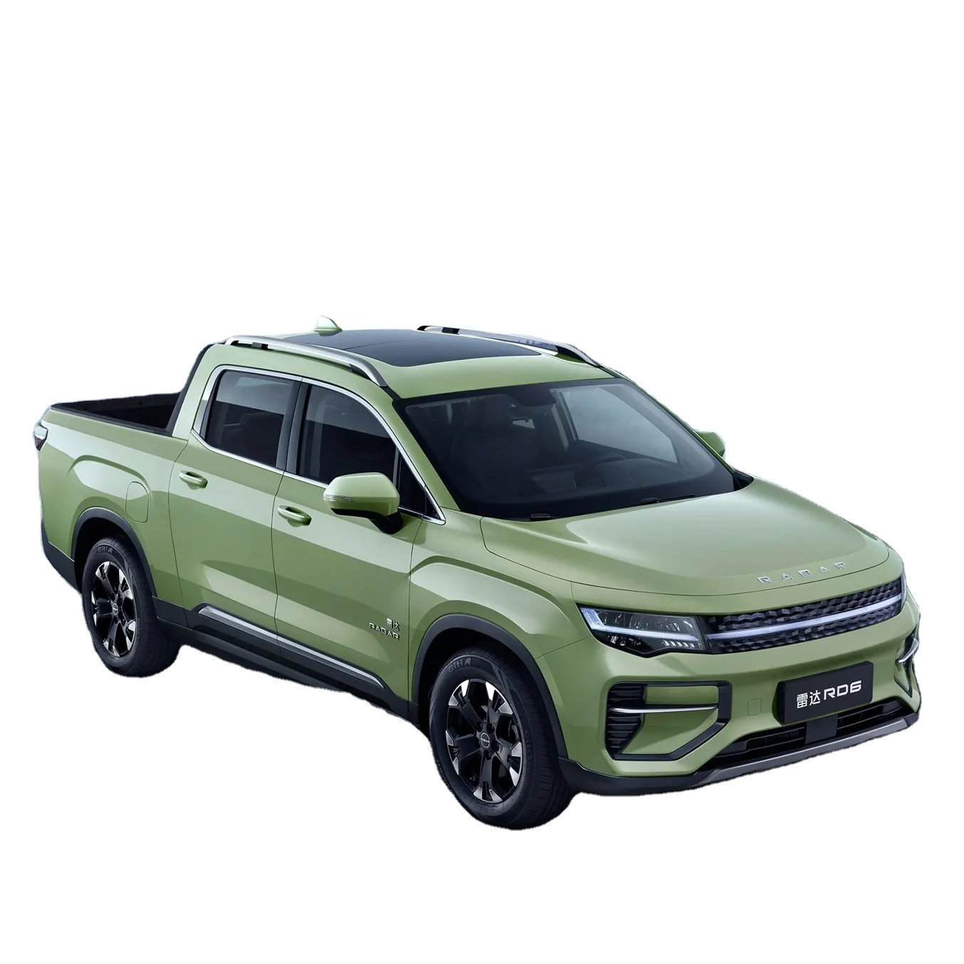 Hoge Snelheid Elektrische Pick-Up Truck Nieuwe Energie Luxe Pick-Up Hoge Kwaliteit Elektrische Truck 2022 Geely Radar Auto Rd6