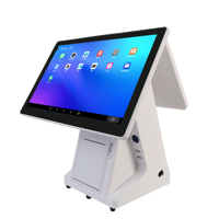 Pos Android Nfc Double Écran Retail Smart Pos Systems Imin Tout en Un Point de Vente Tactile Caisse Enregistreuse Pos