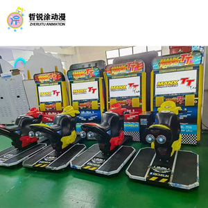 42 pollici TT attack moto dinamico grande due persone simulatore di gioco per adulti macchina per videogiochi città - Product Image 3