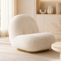 Muebles de Sala de Estar Multifuncionales de Lujo Personalizados de Fábrica, Sillón Reclinable de Cuero Personalizado, Sofá Blanco Suave, Sillón para Dormitorio