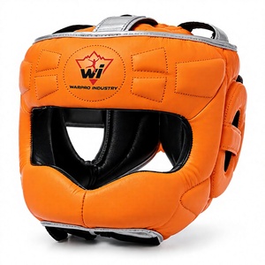 WARPRO INDUSTRY MMA ที่ครอบฟันสำหรับชกมวย ทำจากหนัง ปรับได้ ทนทาน พร้อมที่ครอบแก้ม คาง และหู (รุ่น WI-BMG-02) - Product Image 4