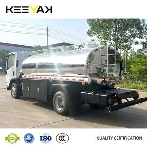 Camión <span class=keywords><strong>Cisterna</strong></span> QINGLING ISUZU ELF 8CBM Nuevo <span class=keywords><strong>de</strong></span> Acero Inoxidable para Leche Fresca KV100, <span class=keywords><strong>Cisterna</strong></span> <span class=keywords><strong>de</strong></span> Transporte <span class=keywords><strong>de</strong></span> Grado Alimenticio - Product Image 6